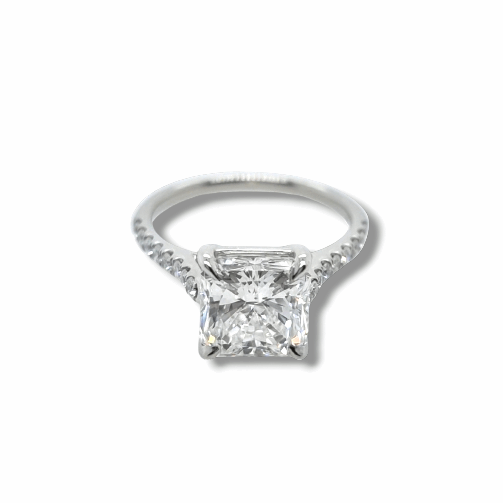 3.03ct Radiant Cut Diamond Ring