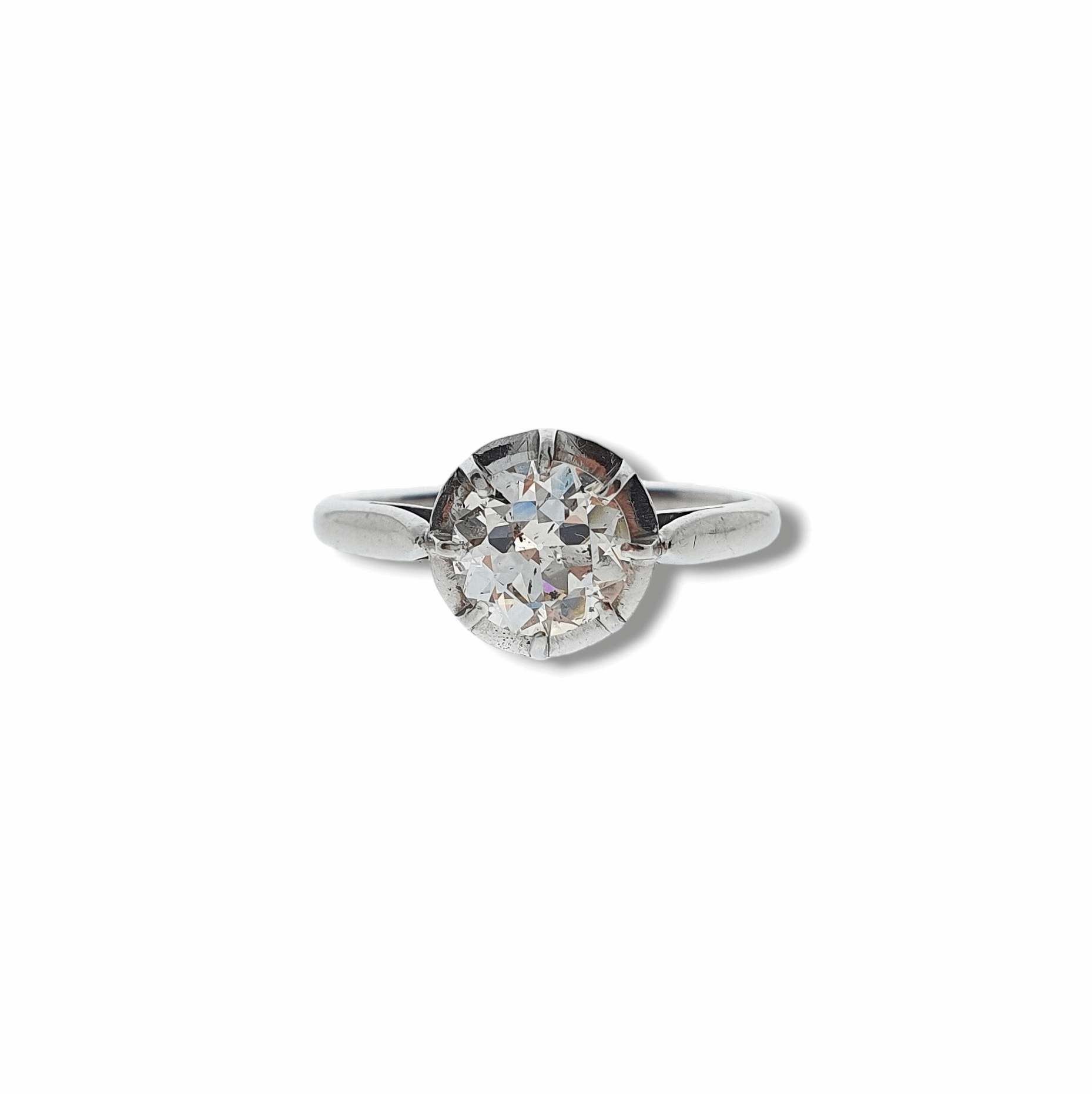 0.94ct Vintage Diamond Solitaire Ring