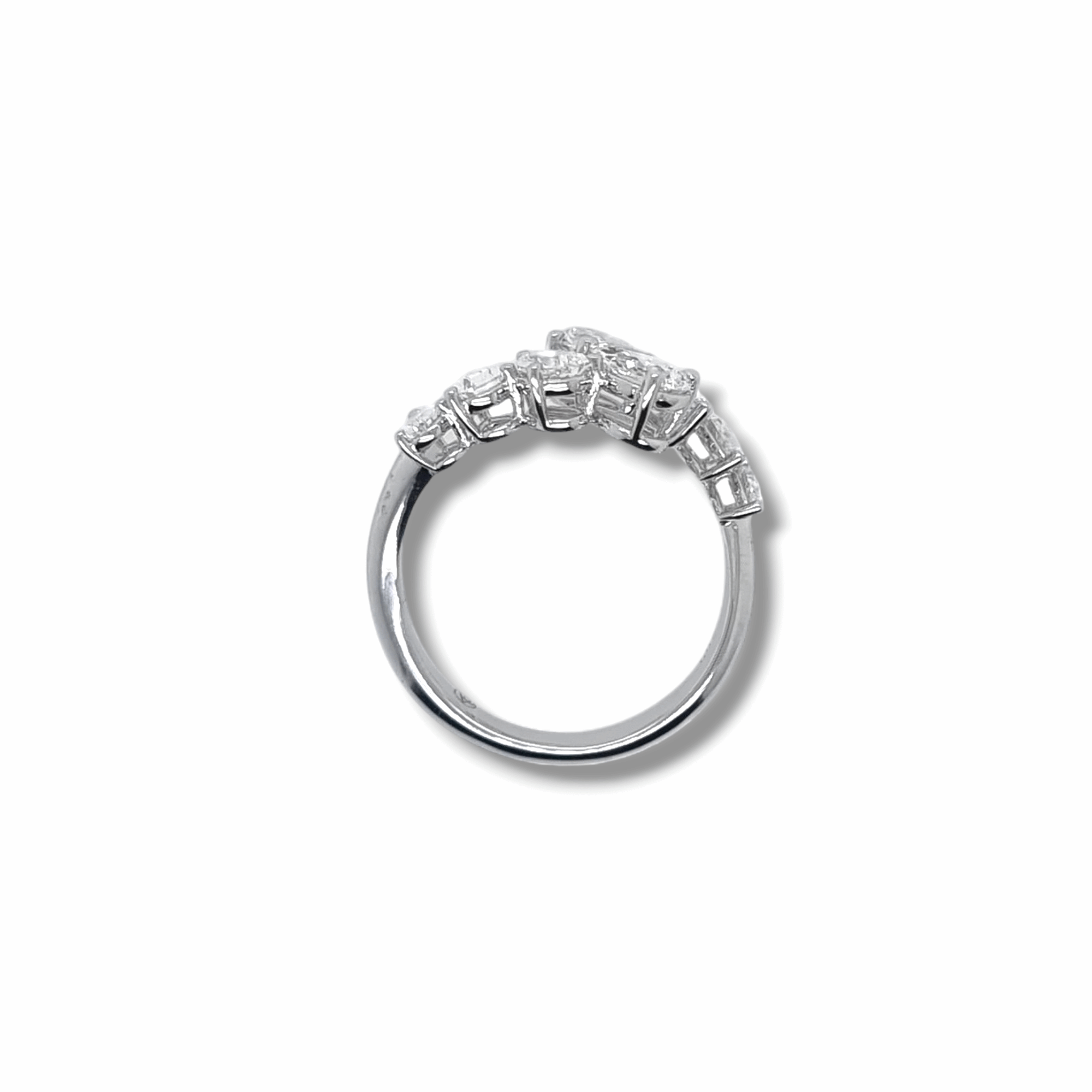 1.73ct Pear Cut Diamond Eternity Ring