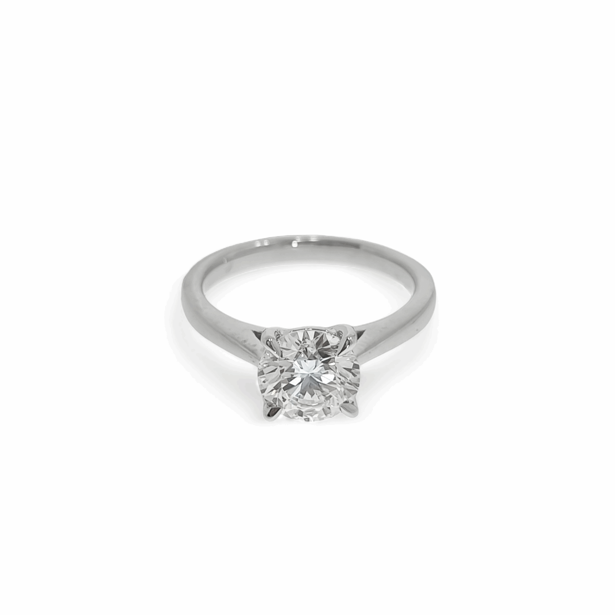 1.64ct Round Brilliant Cut Solitaire Ring Powells Jewellery
