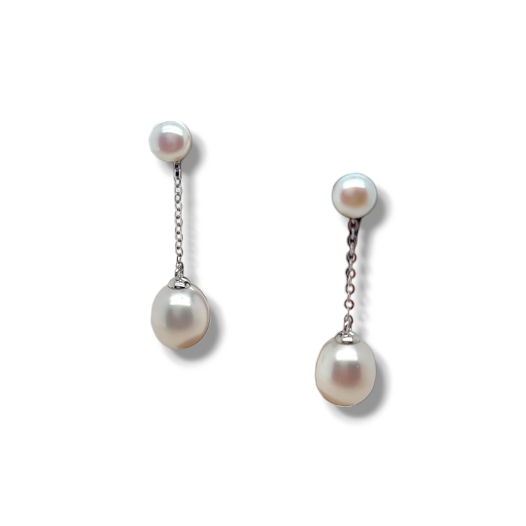 Mikimoto pearl 2025 drop earrings