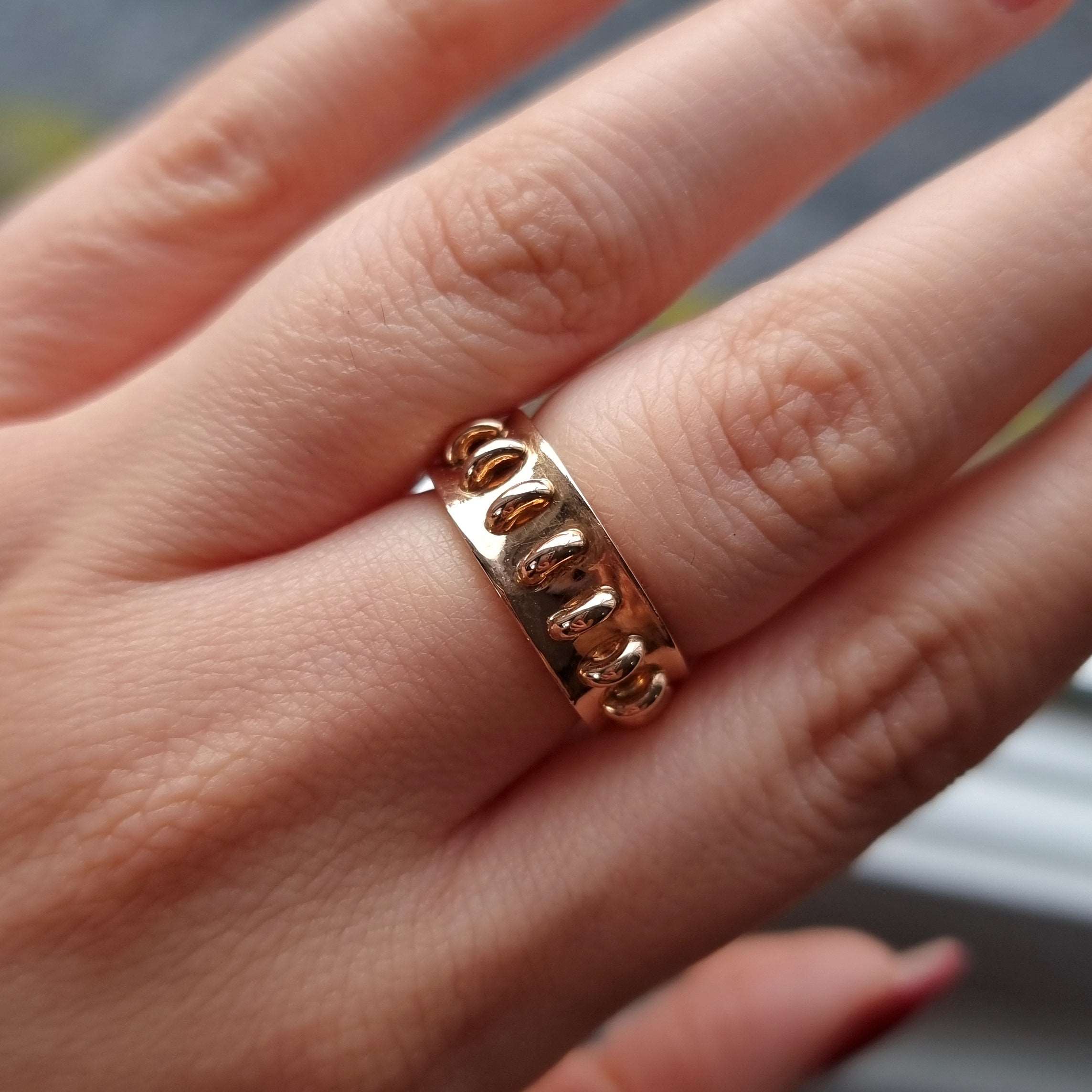 Handmade 18ct Rose Gold Ring