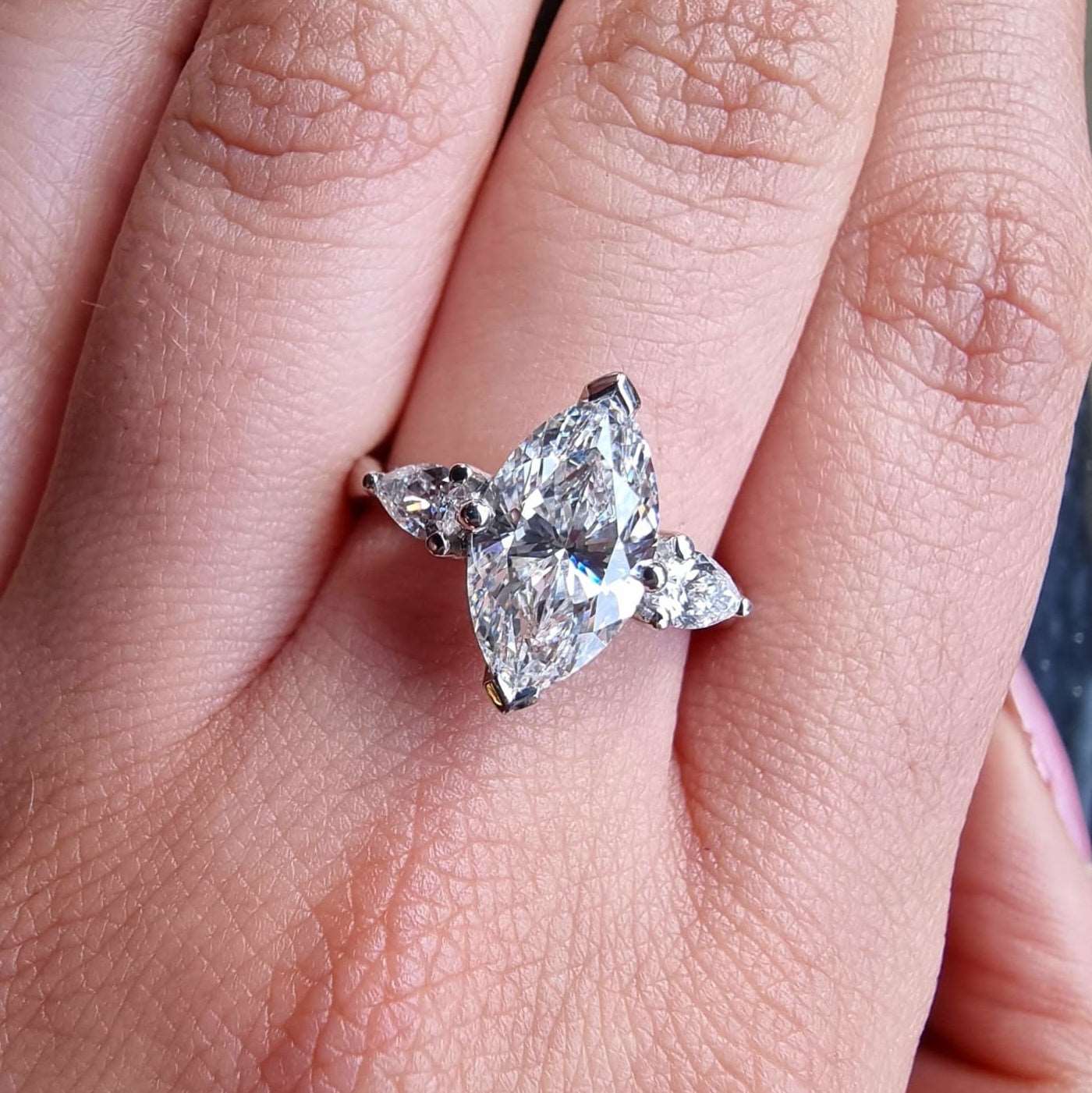 2.31ct Marquise Cut Diamond Ring