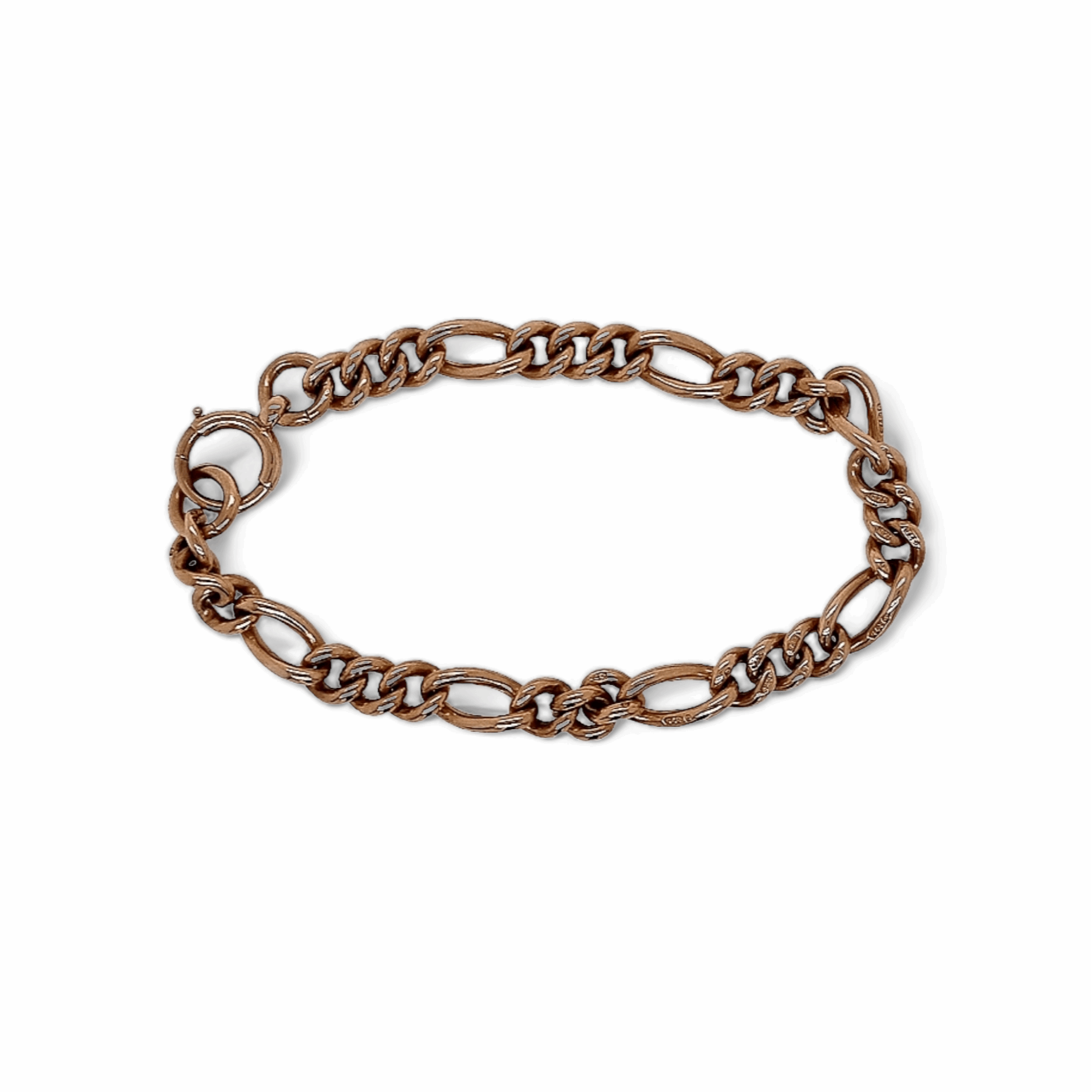 9ct Rose Gold Fancy Link Bracelet