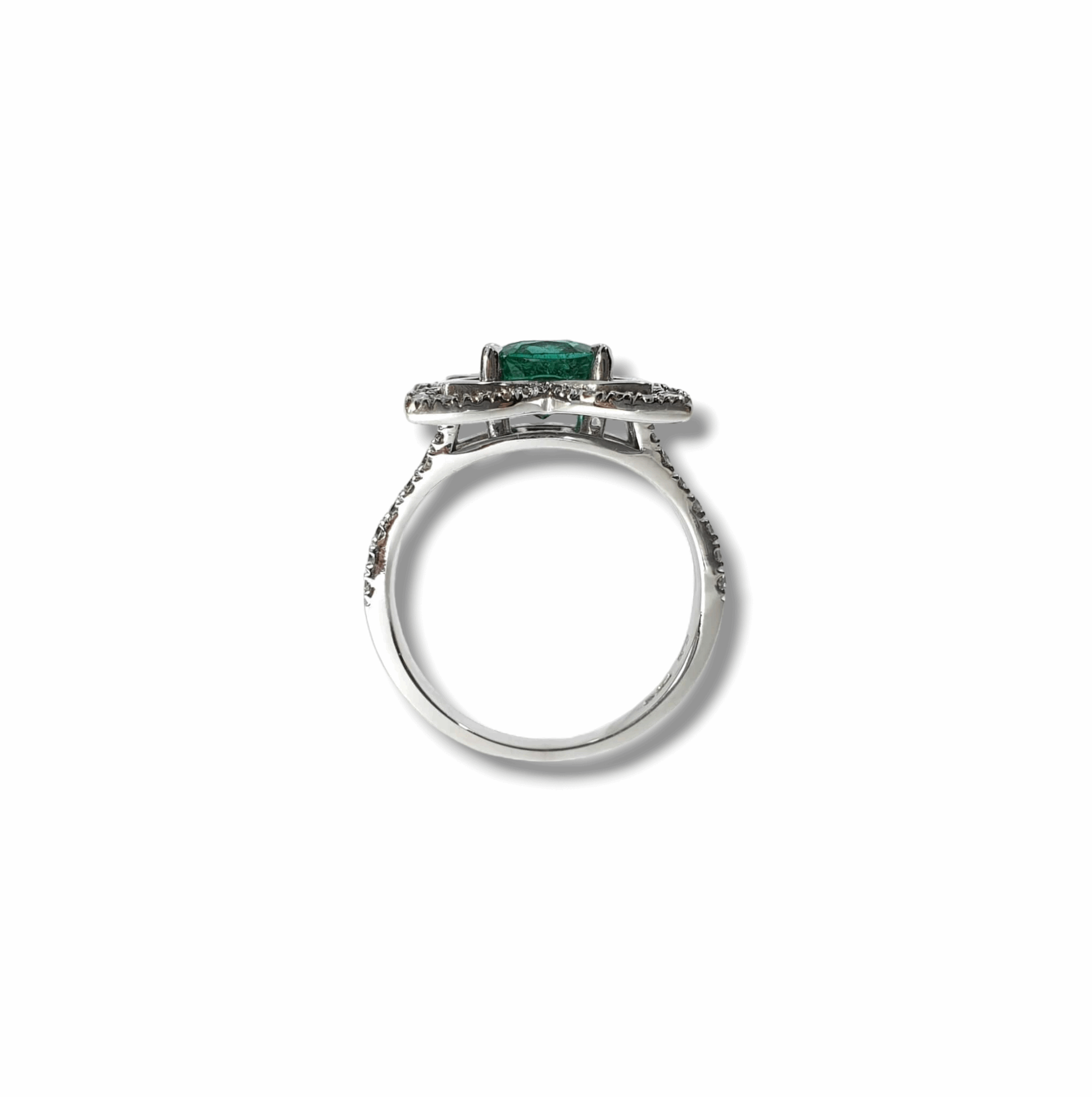 Colombian Emerald & Diamond Ring