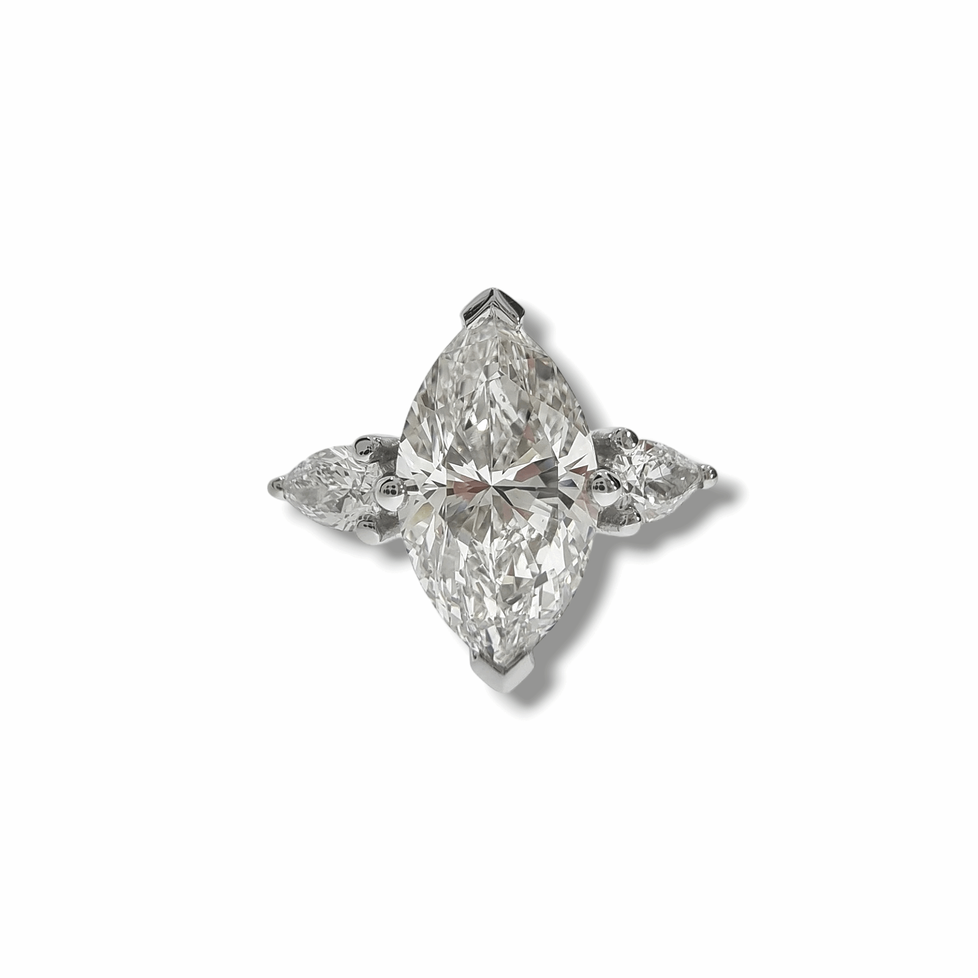 2.31ct Marquise Cut Diamond Ring