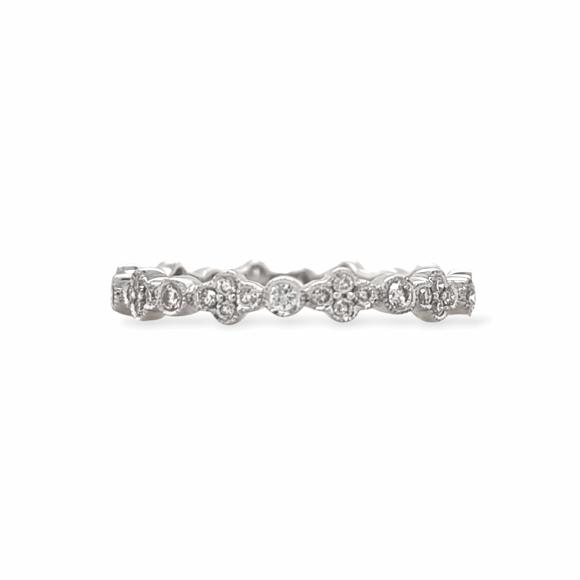 Vintage Style Diamond Eternity Ring