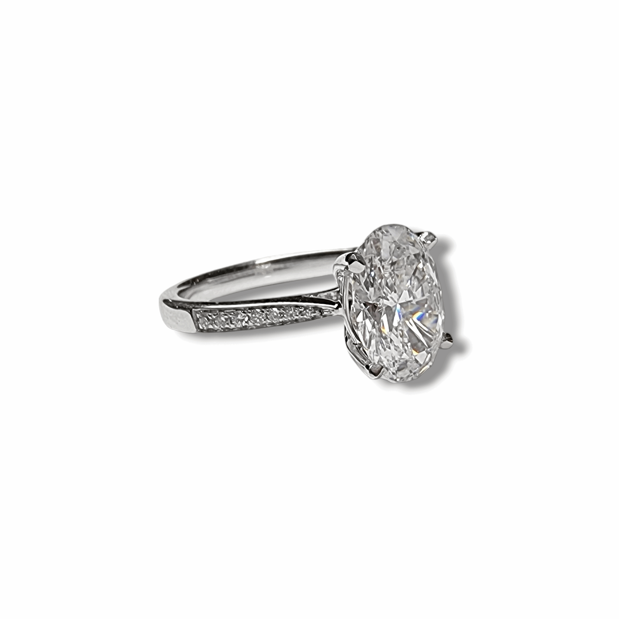 2.01ct Oval Cut Solitaire Ring