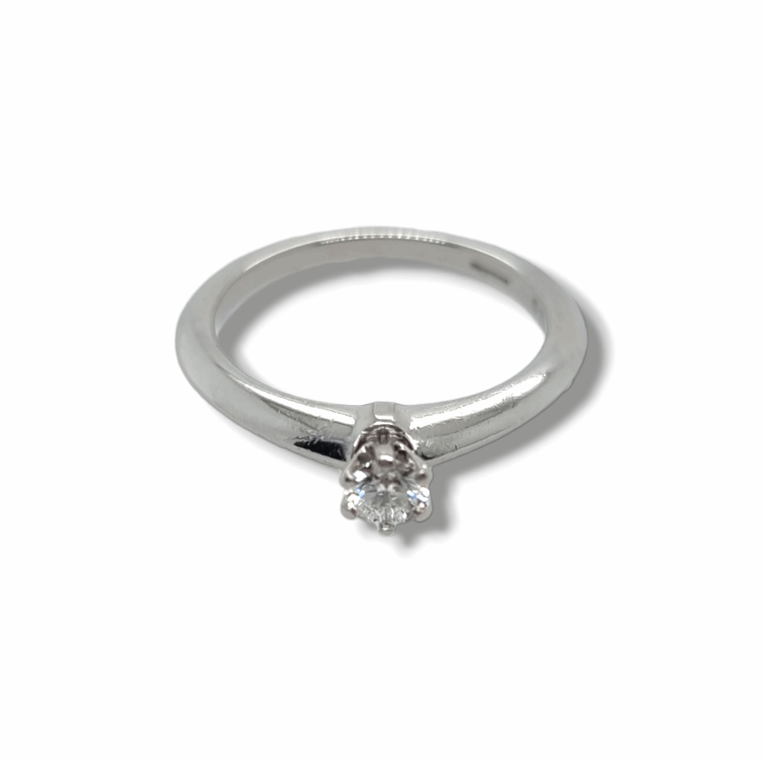 Tiffany & Co Platinum 0.18ct Diamond Solitaire