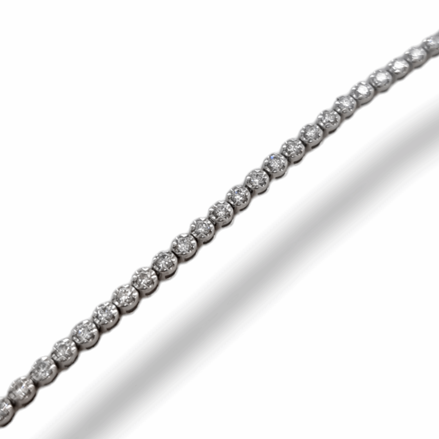0.85ct Platinum Diamond Tennis Bracelet