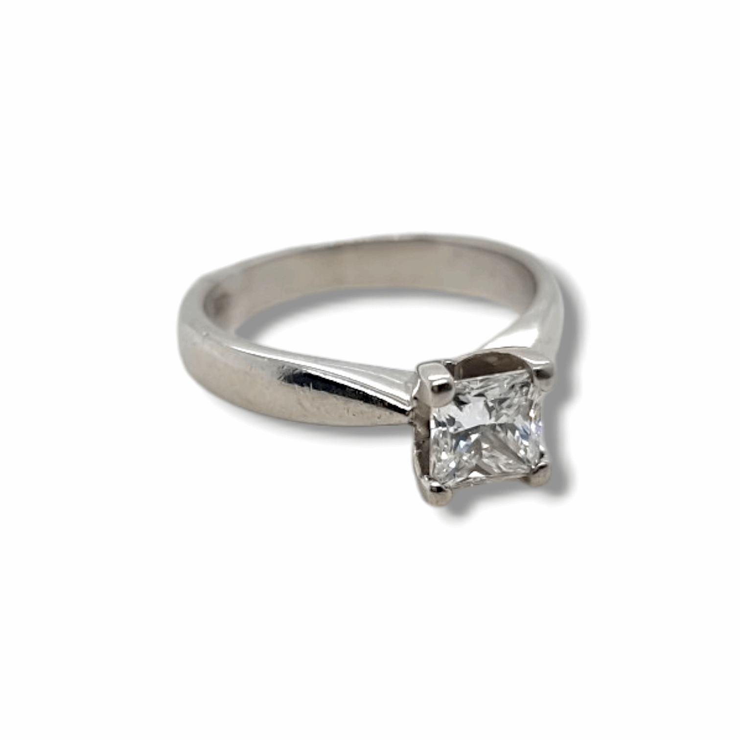 0.70ct Princess Cut Diamond Ring