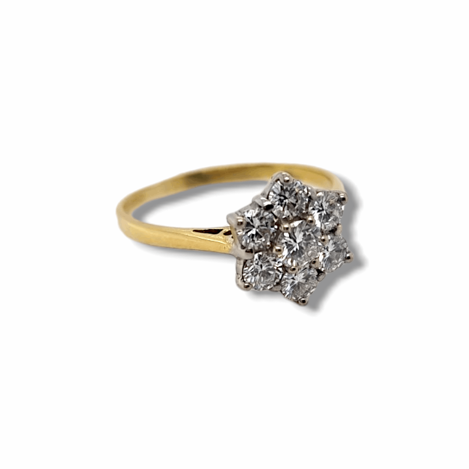 0.90ct Diamond Cluster Ring